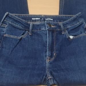 Old Navy Women's Dark Blue Flare Jeans